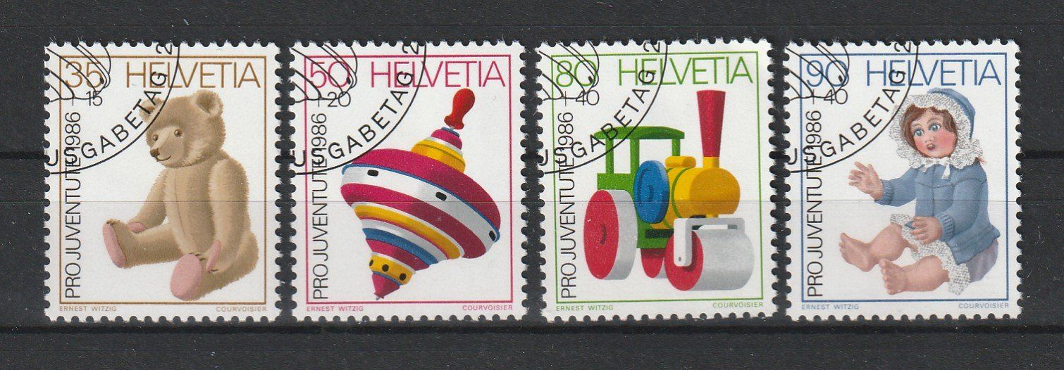 Tutti i francobolli: SUISSE Pro Juventute 1986 Oblitéré – Usato da Bussigny venduto da jacky1953