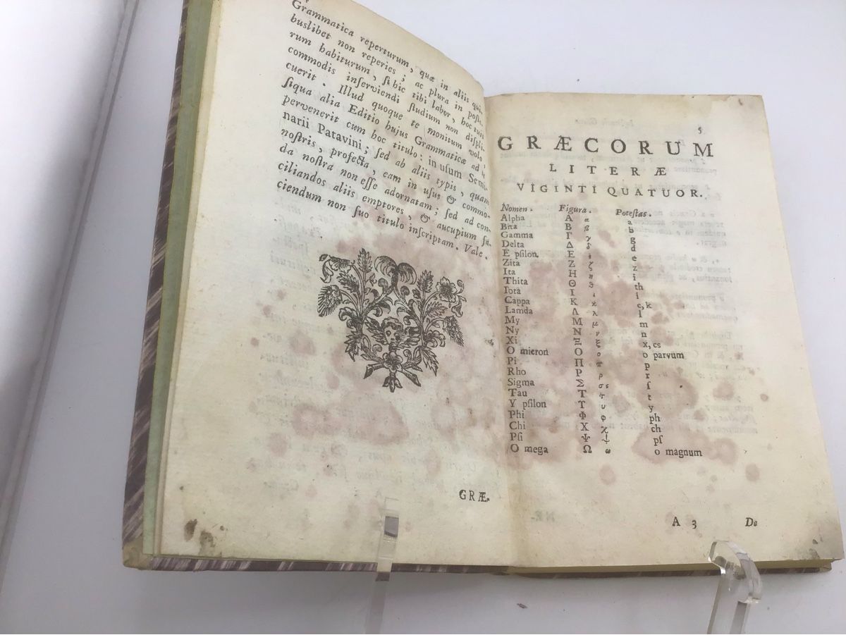 Bücher: Compendiaria Græcæ Grammatics institutio, 1783 – Gebraucht aus Nods von loredana18 2