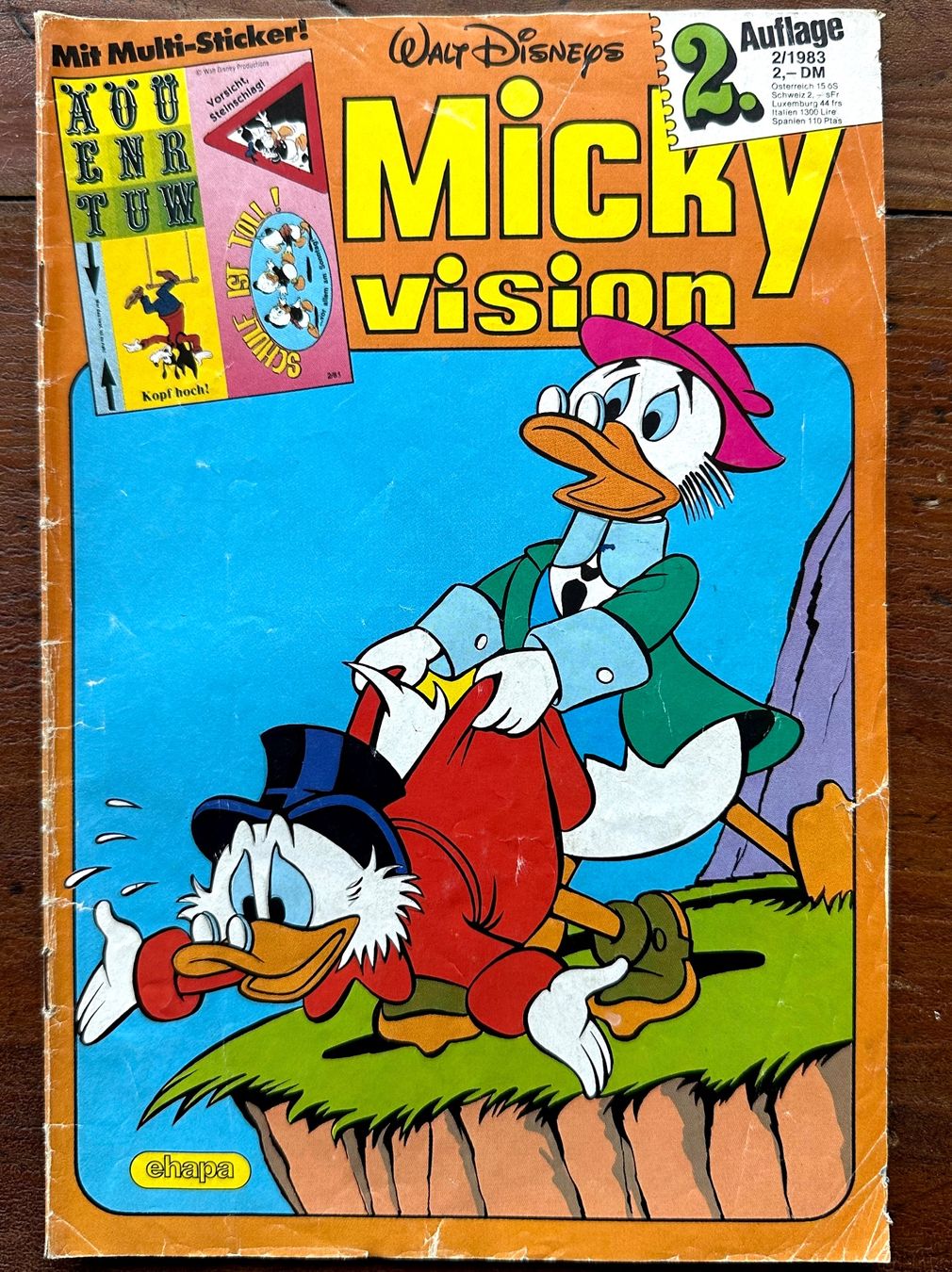 BD: Micky Vision Nr. 2 1983, hunderte Comics eingestellt ab 1.- – D'occasion à Seltisberg par quadartswiss