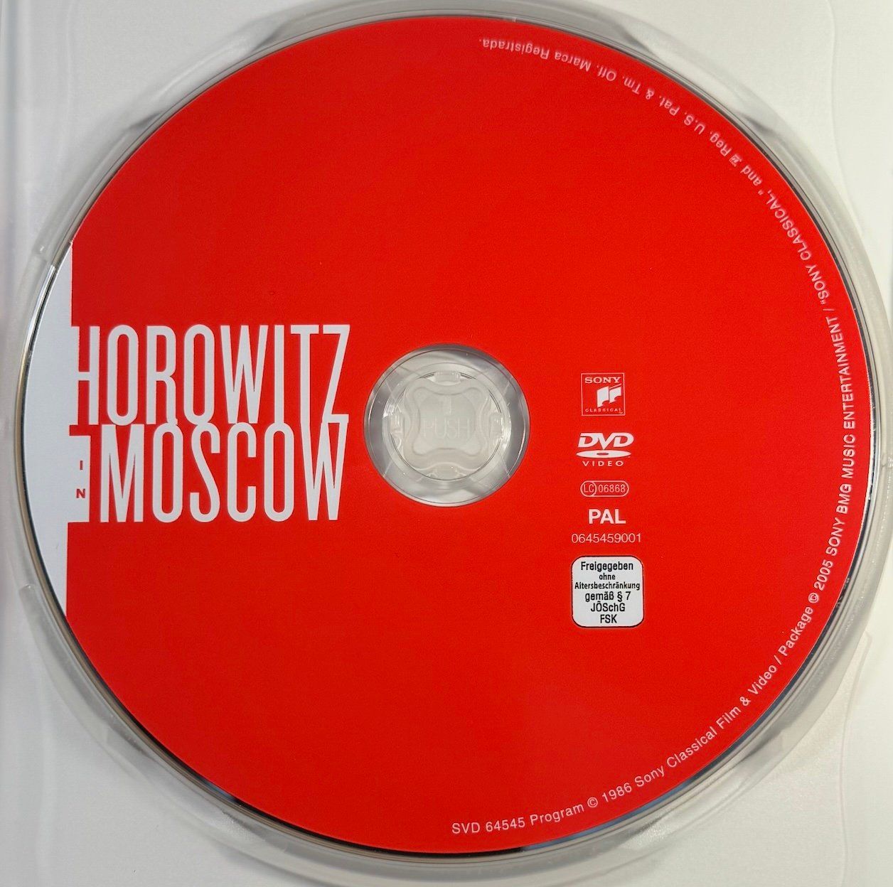 Tous les DVDs: DVD HOROWITZ in MOSCOW – D'occasion à Wisen par gigisna 1