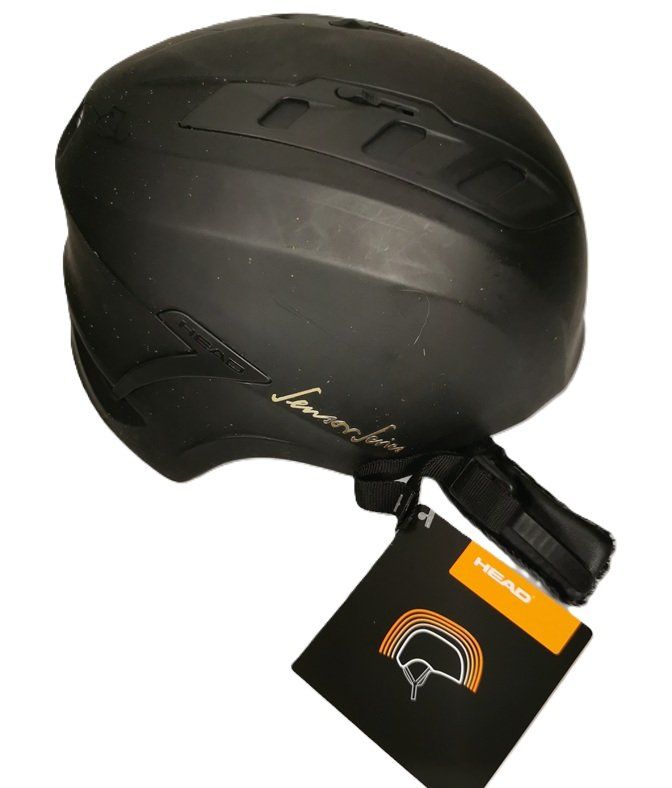 Head Helme: HEAD Skihelm Sensor Series, Black, Grösse L 58-59 cm – Gebraucht aus Wilen b. Wollerau von morethanmusic