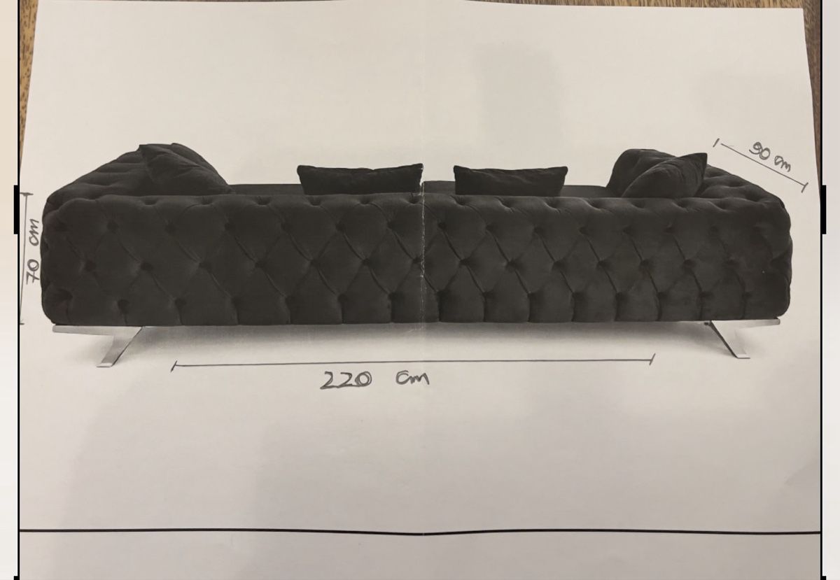 Chesterfield Divani: Sofà Chesterfield Samt – Usato da Möhlin venduto da Cippi 2