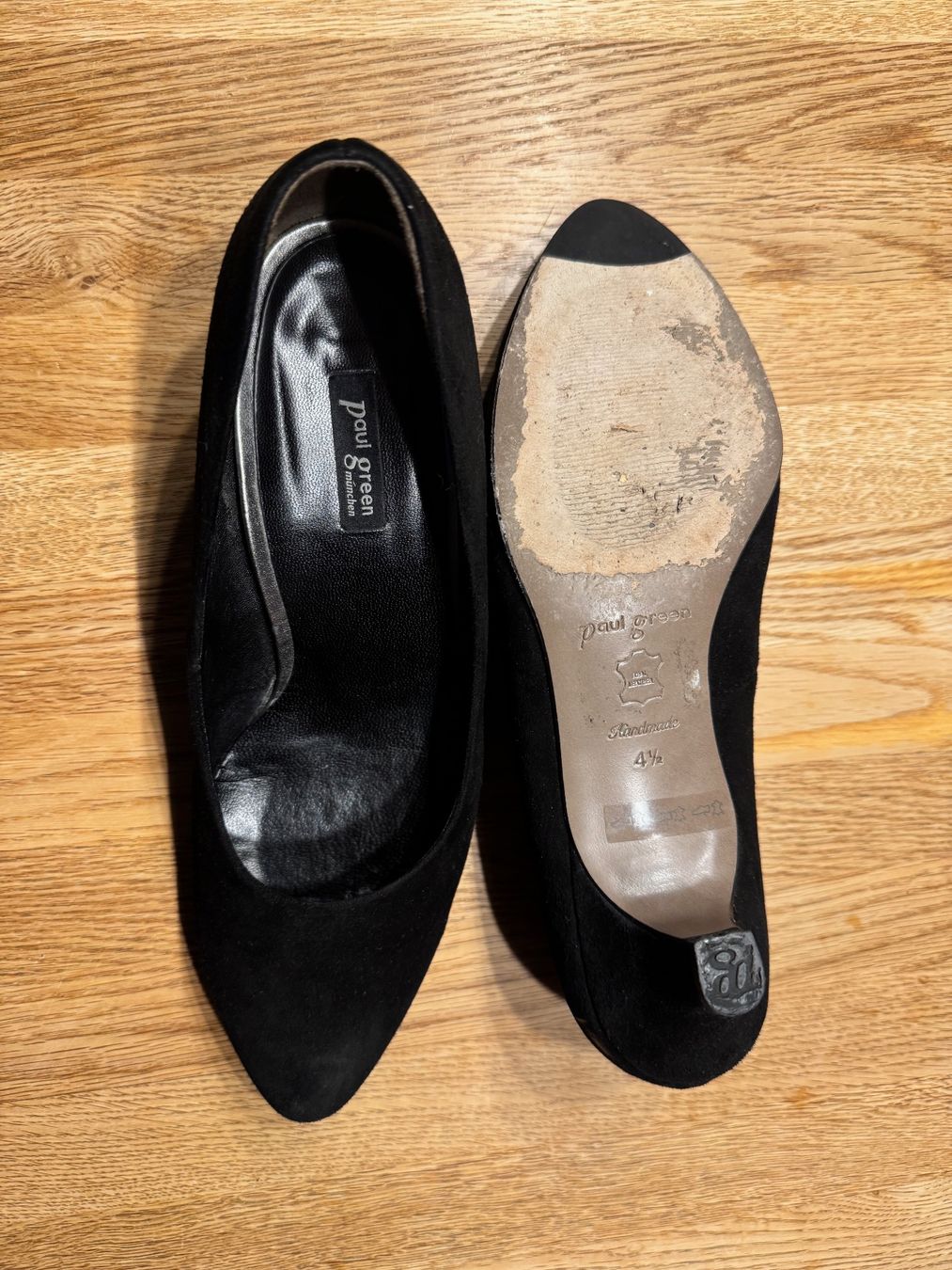 Paul Green Scarpe da donna: Paul Green Pumps, Grösse 4.5, Samtziege Schwarz – Usato da Mettmenstetten venduto da bkal 3