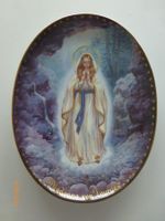 Madonna von Lourdes, Sammelteller, Wandteller, Rarität!