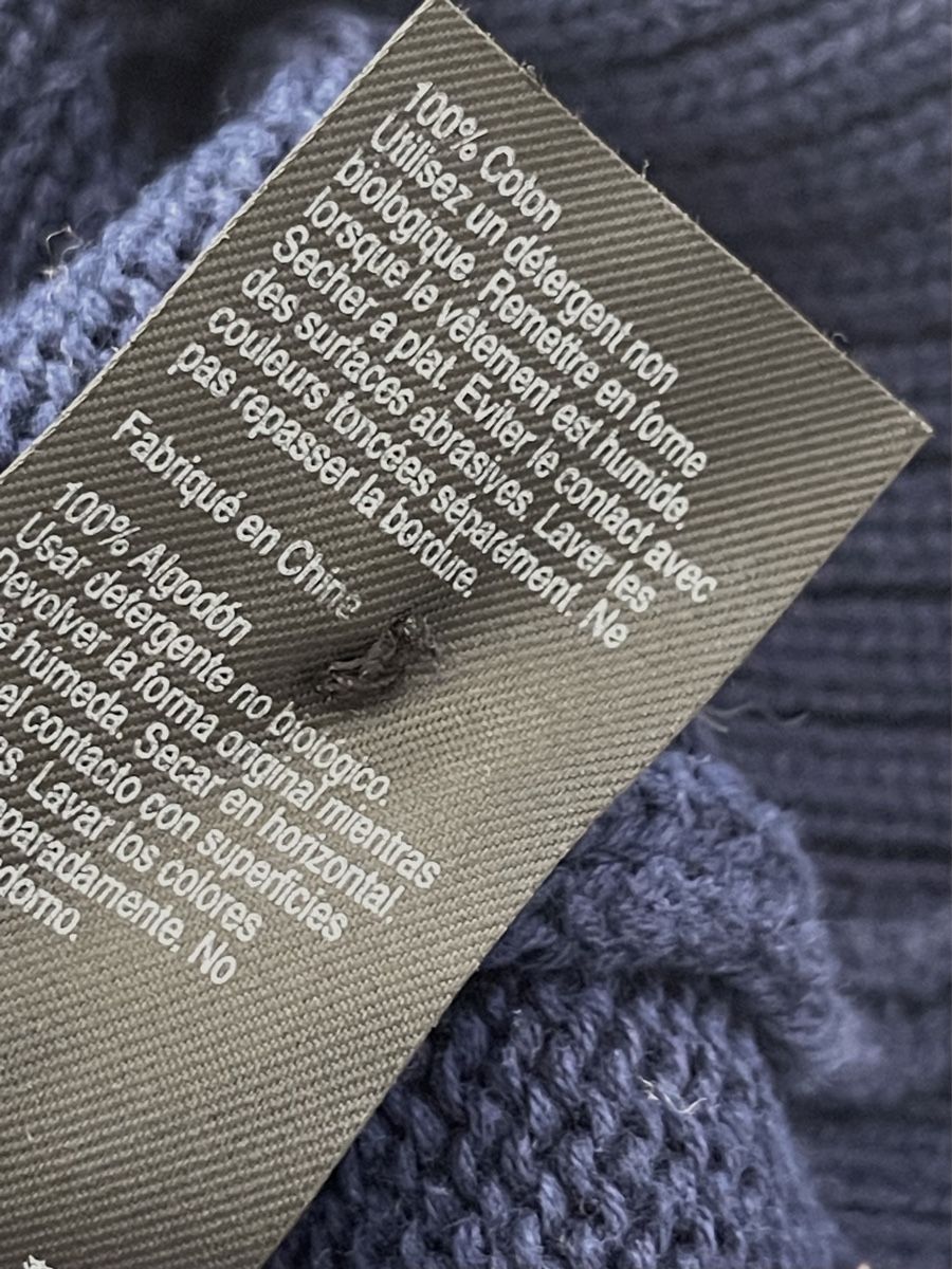 Maglioni & Felpe: OASIS – Dunkelblauer Strukturpullover mit Zierknöpfen – Usato da Winkel venduto da Glamour-Style 3