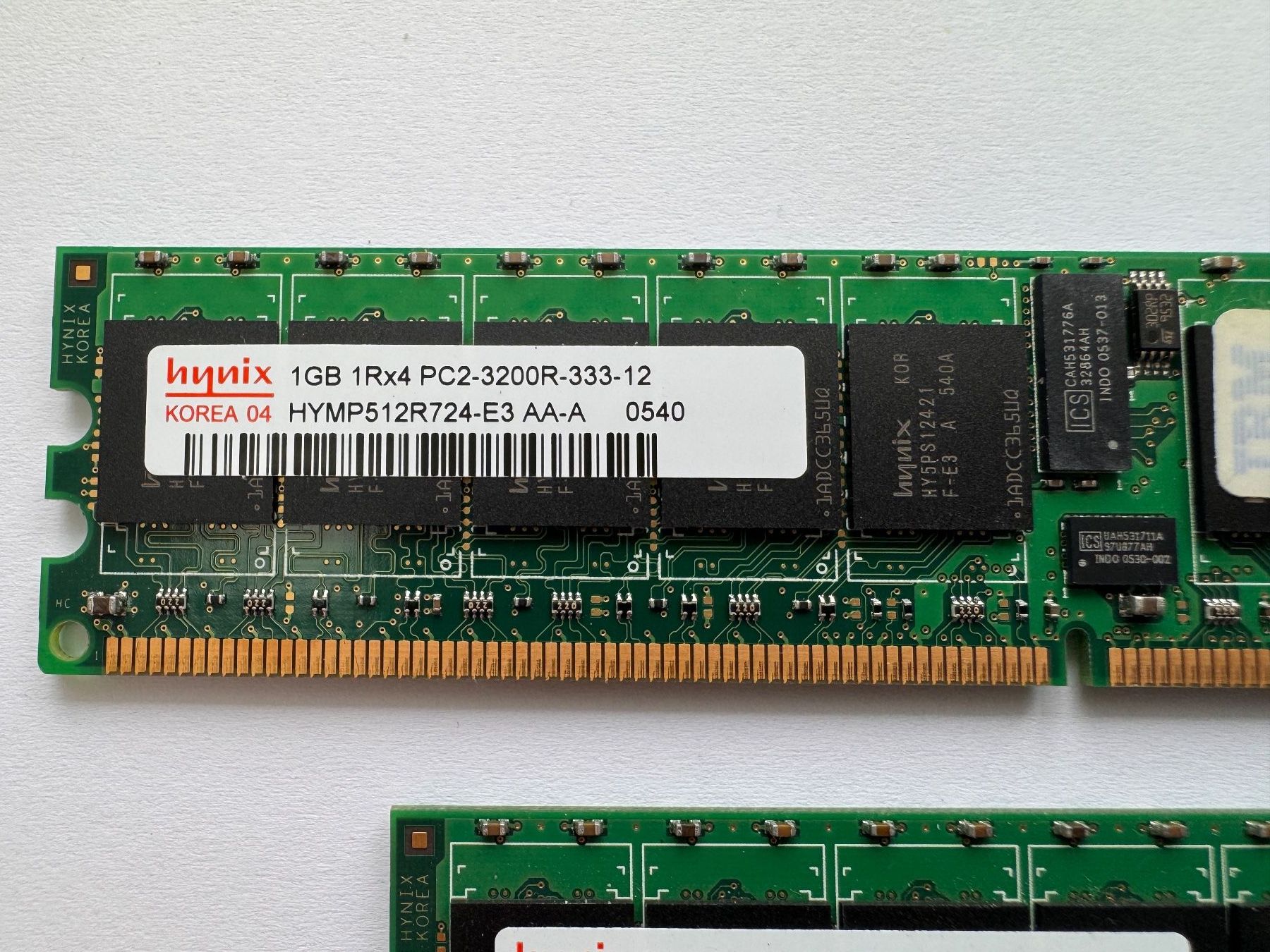 Memoria / RAM: RAM 2 GB IBM – Usato da Humlikon venduto da GX30 2