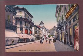 BELLINZONA - Via della Stazione // pli d'angle //