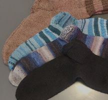 Handgestrickte Wollsocken Grösse 35- 43 neu