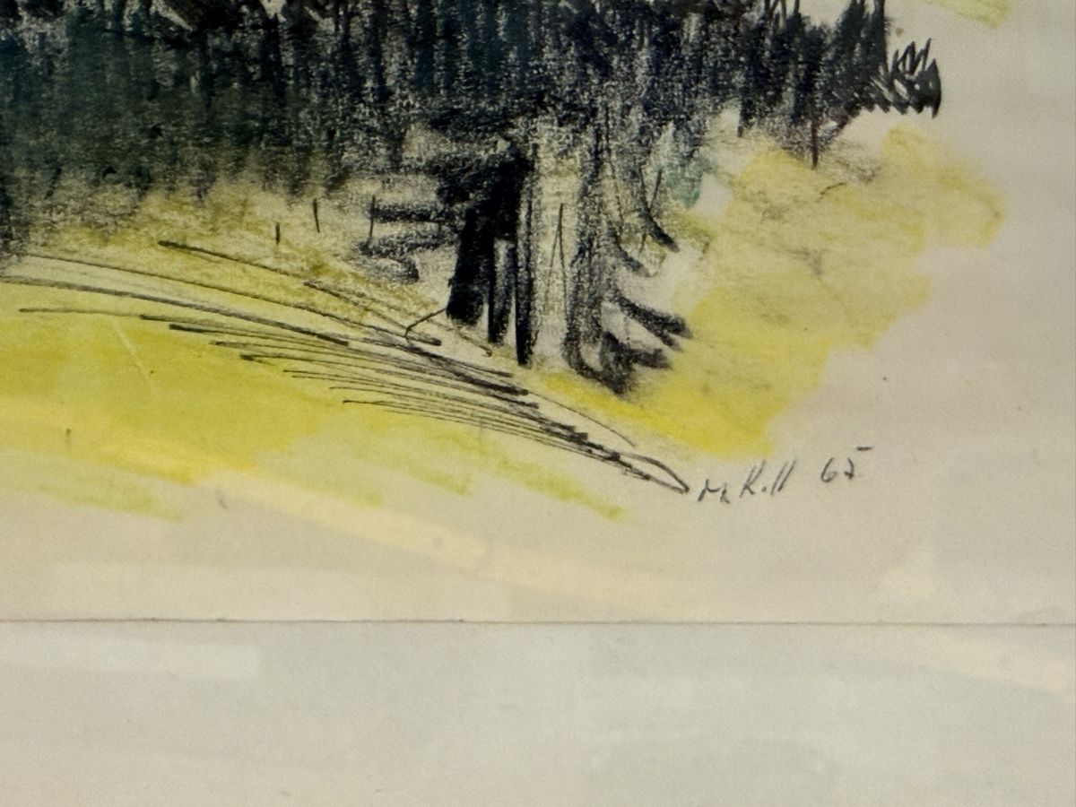 Dipinti: Gemälde - Landschaft - M.K – Usato da Solothurn venduto da NUVICO 4