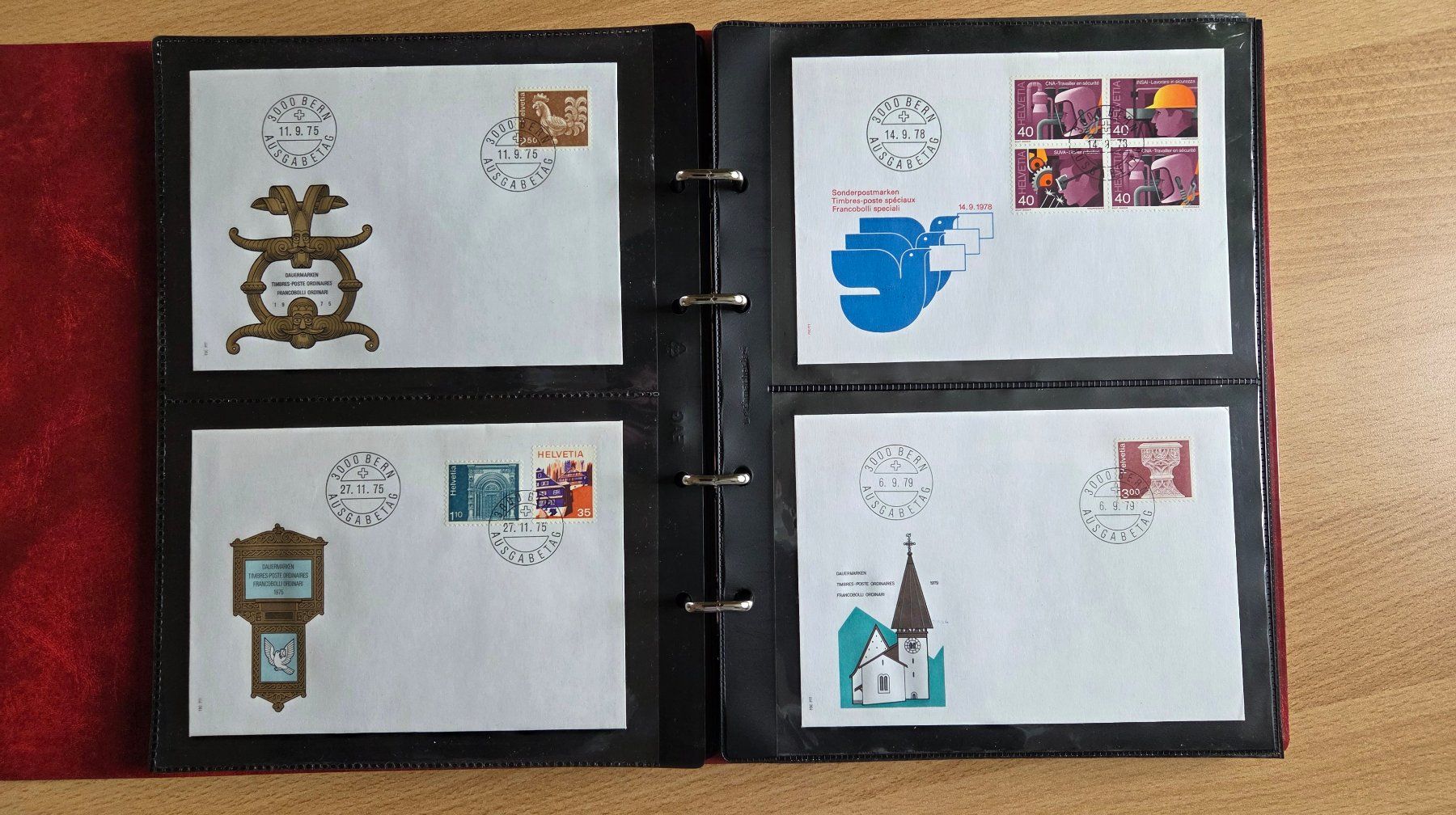 Tutti i francobolli: Album mit 56 FDC Briefen Schweiz – Usato da Muri b. Bern venduto da Nydegg3 4