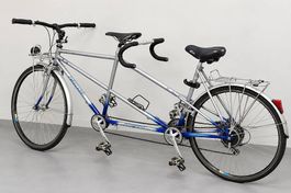 Kuwahara Tandem-Velo inkl. Kinderanhänger