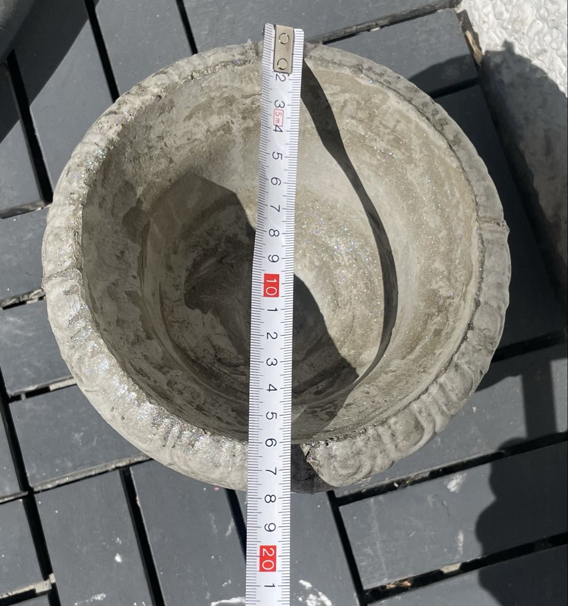 Blumentöpfe: Blumentopf Vase glitzernd – Neu und originalverpackt aus Au ZH von Jaggy4 3