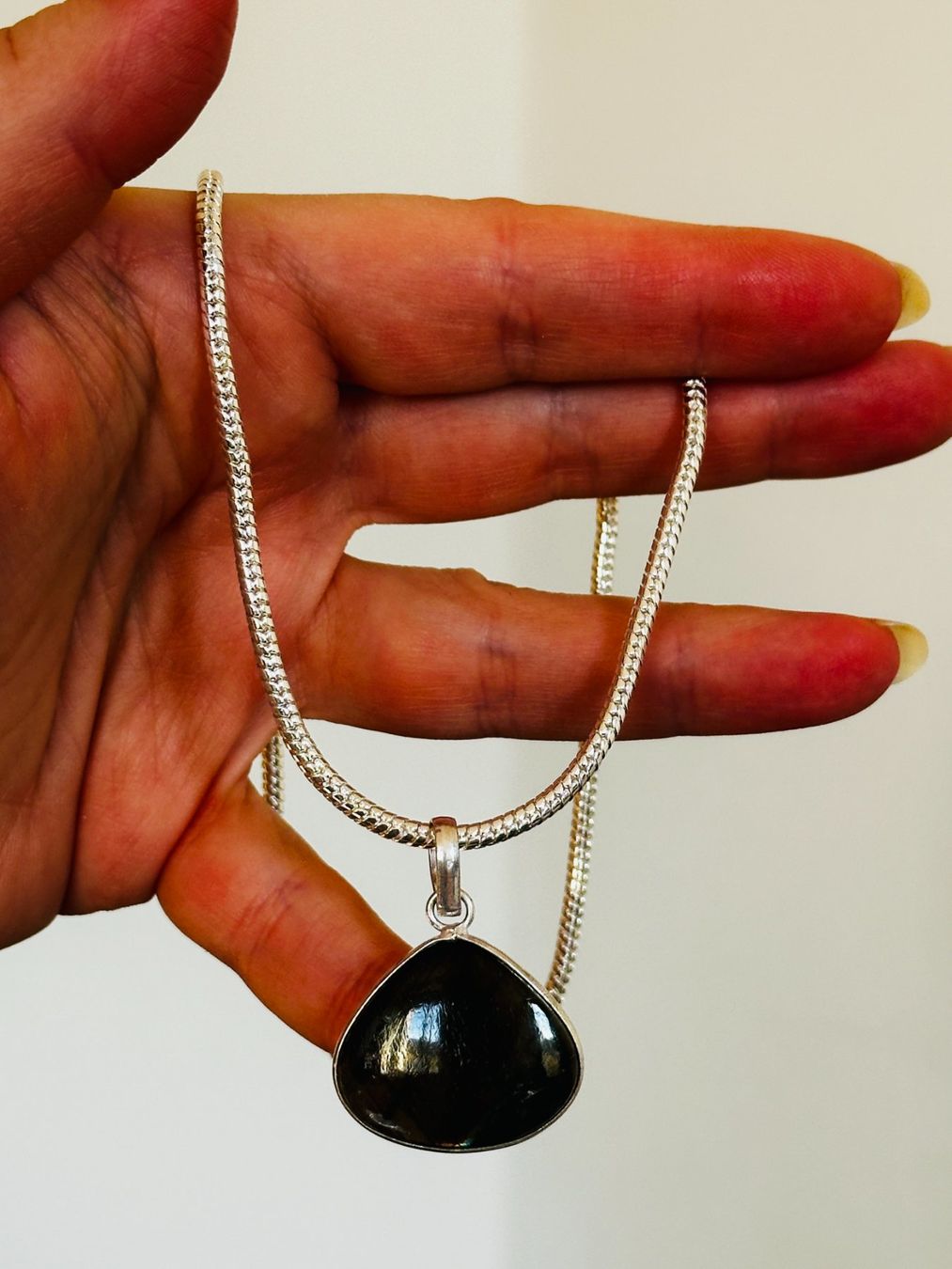 Catenine: Labradorite Gemstone Handmade Jewelry necklace – Nuovo e nell'imballaggio originale da Genève venduto da AGBERG 5