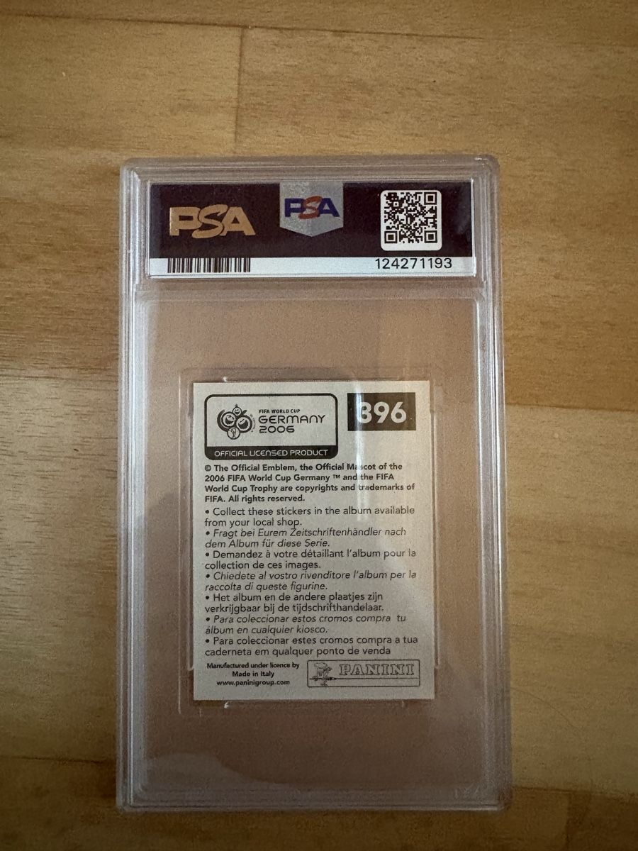 Panini Sammelbilder & Trading cards: Ronaldo WM 2006 Panini Sticker PSA 9 Mint – Neu und originalverpackt aus Wünnewil von VinRa 1