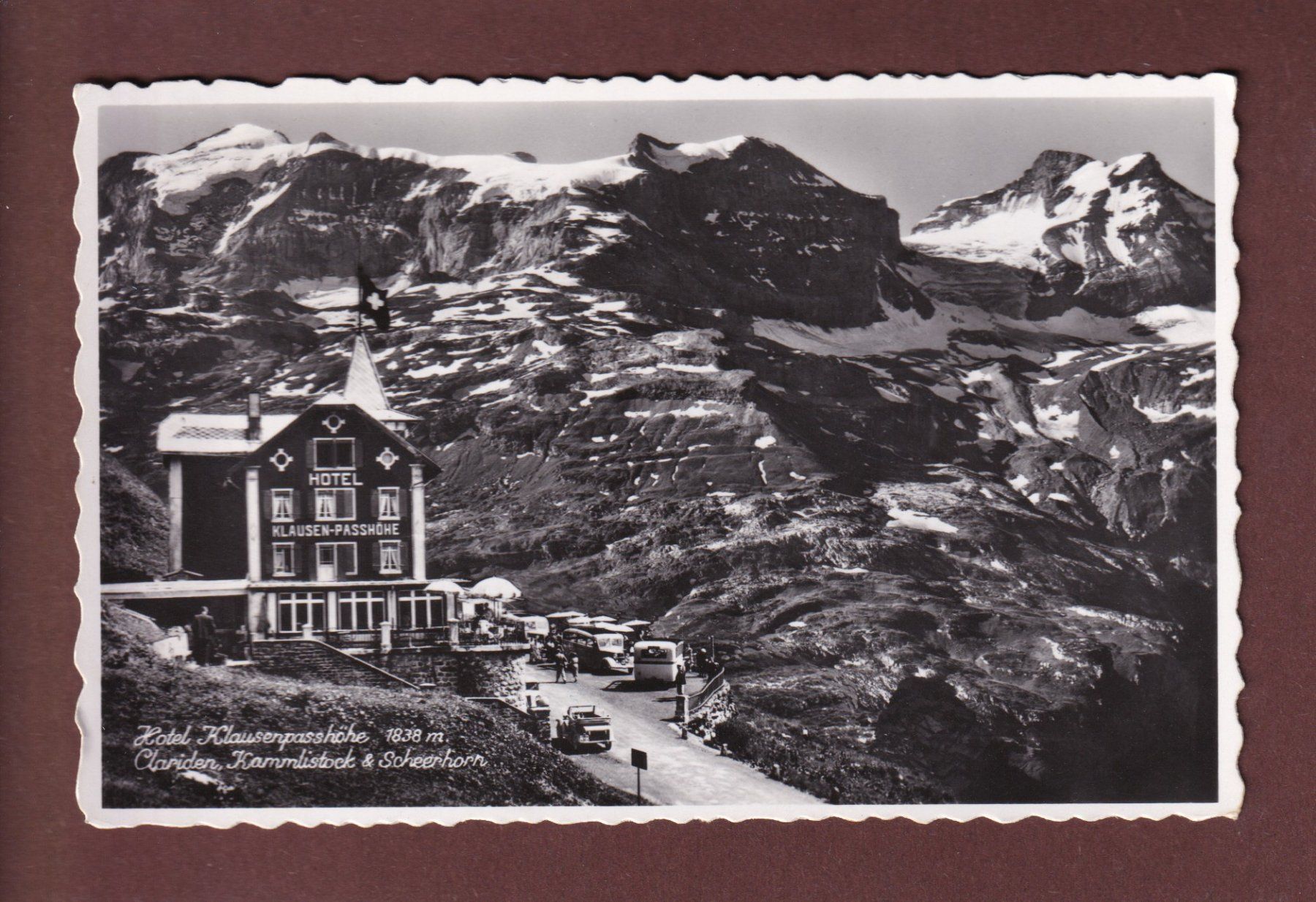 Cartes postales: Hotel FLAUSEN-PASSHÖHE - 1951 – D'occasion à Pully par nicecards-shop