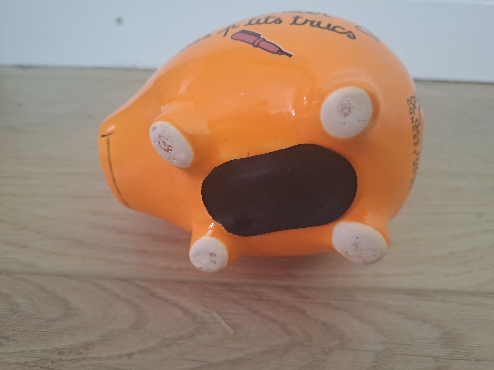 Tirelires: Tirelire cochon orange décorée – D'occasion à Aigle par chl_29wp 4