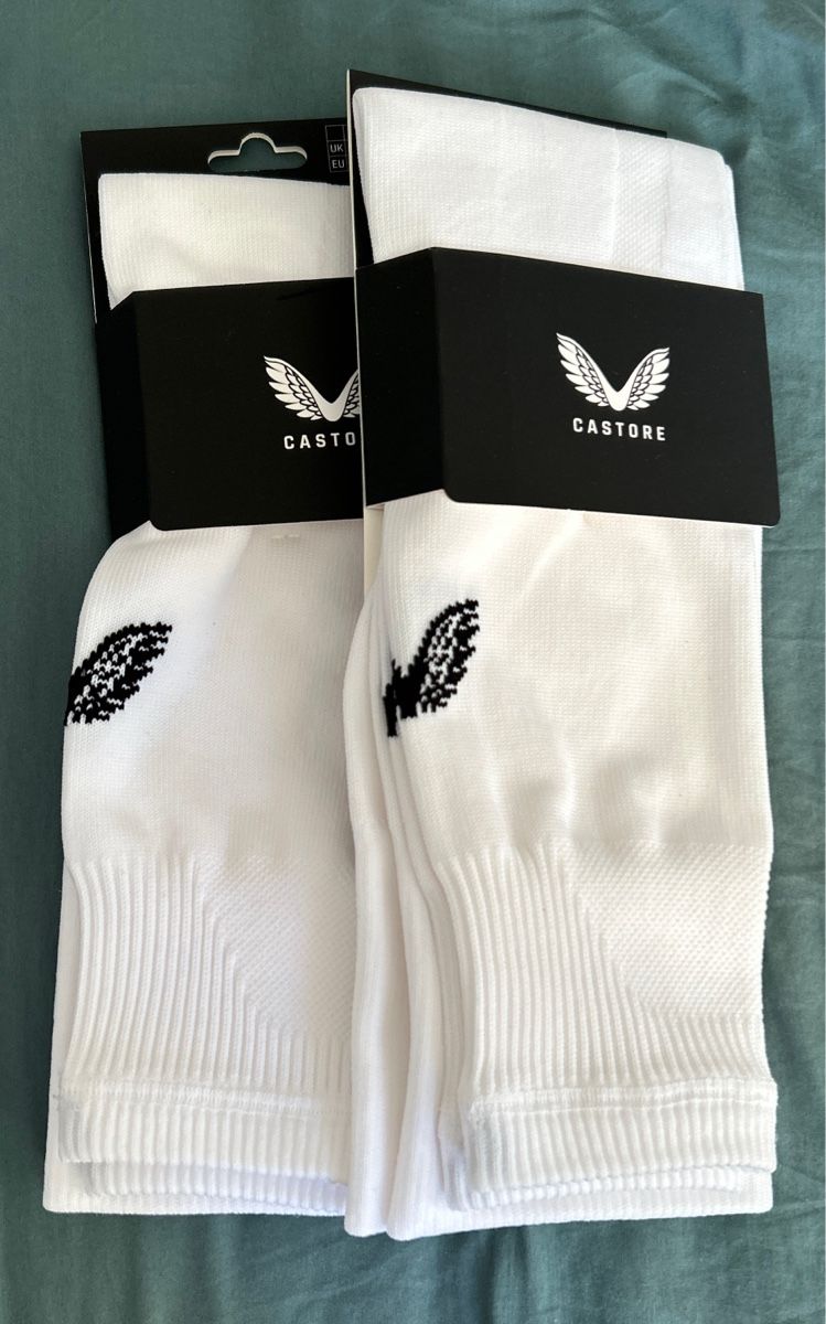 Calze: Castore Socken Weiss neu Grösse L – Nuovo e nell'imballaggio originale da Pfaffhausen venduto da gab_s77p
