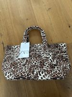 Zara Leopard Print Tote Bag