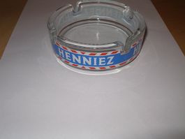 Cendrier HENNIEZ Vintage en verre, objet de collection!