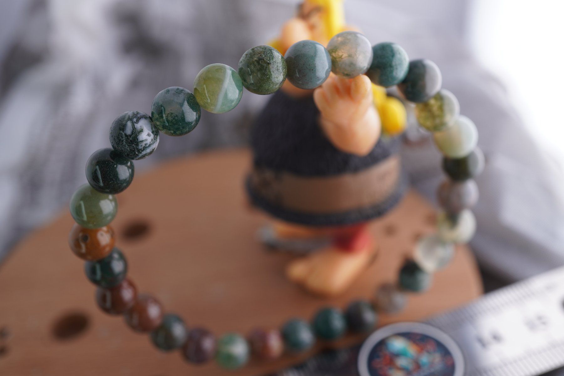 Minerali & Pietre curative: Heliotrop   Kugel    Armband     Rausverkauf – Nuovo e nell'imballaggio originale da Eschenbach SG venduto da topstone