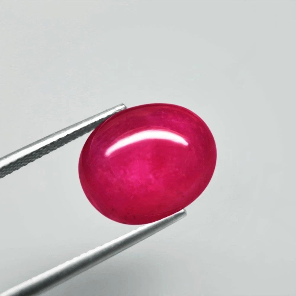 Pietre preziose: 11.45 ct - Fantastic Big Pinkish Red Ruby Cab – Nuovo (secondo la descrizione) da Zürich venduto da Yoohooz