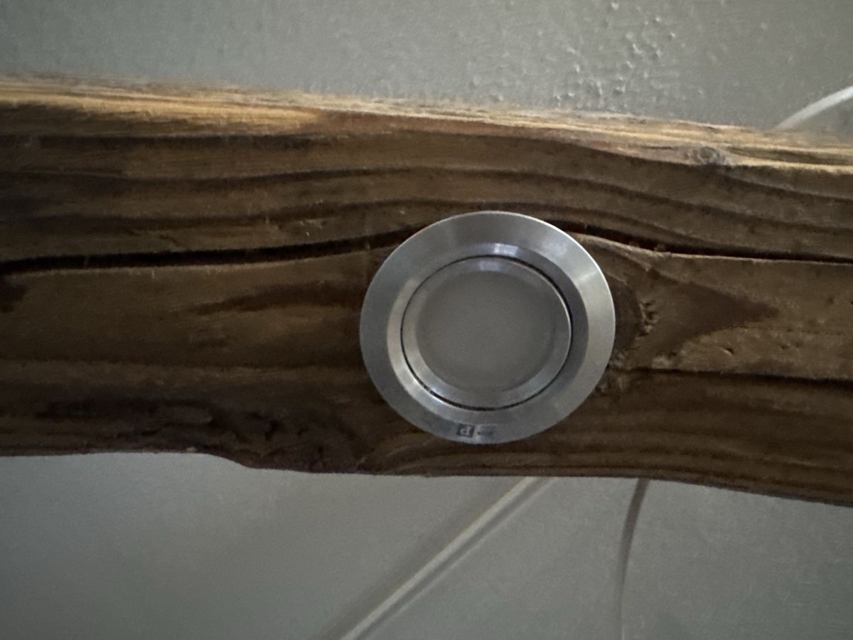 Kronleuchter & Deckenlampen: Deckenlampe Holz Balken mit 3 Spots Metall – Neu (gemäss Beschreibung) aus Muolen von Pelon1 2