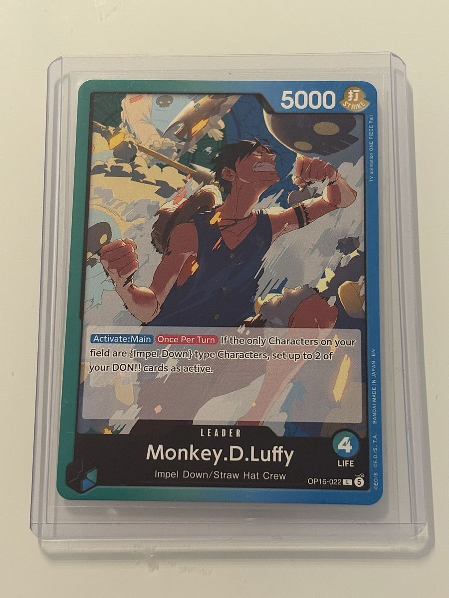 Bandai Carte collezionabili: One Piece TCG - Monkey.D.Luffy OP16-022 Leader – Nuovo (secondo la descrizione) da Pieterlen venduto da Mira_o7