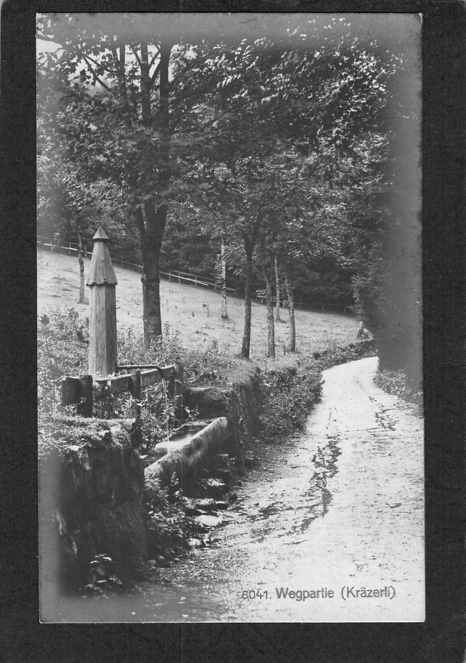 Cartoline postali: AK,Wegpartie Kräzerli – Usato da Reichenburg venduto da Pipo-67
