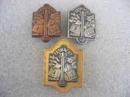 BASLER FASNACHT 1973 Kupfer , Silber , Gold .