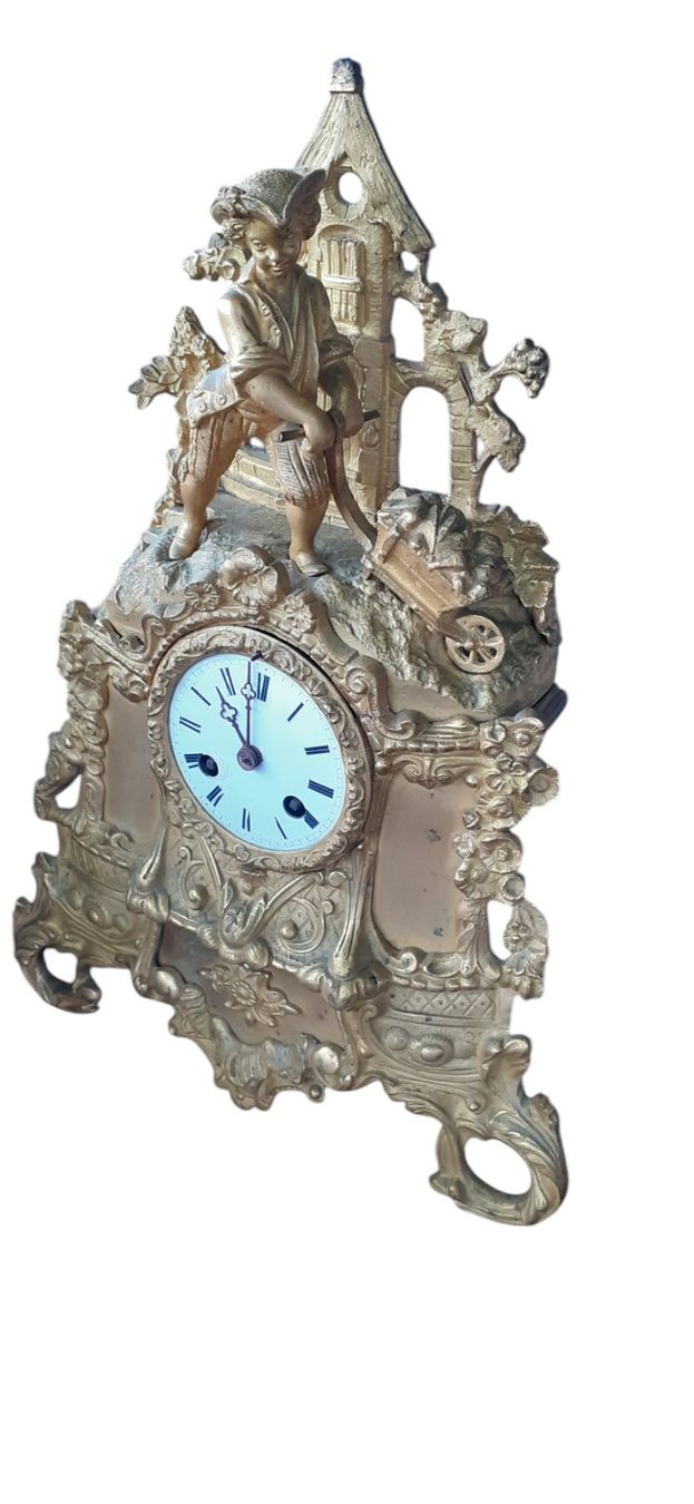 Orologi da terra & Orologi da parete: Kaminuhr Bronze feuervergoldet – Usato da Mörschwil venduto da antiksalon21 3