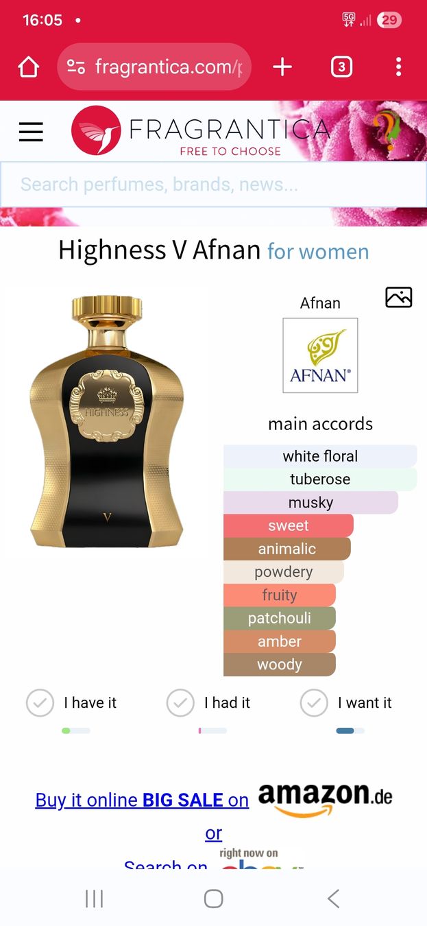 Profumi & Eau de Toilette: Afnan Highness V, highness black – Nuovo (secondo la descrizione) da Zürich venduto da gollyabd 1