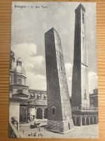 Antike Ansichtskarte, ITALIEN, Bologna, Le due Torri