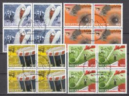 SBK 1344 - 1347 im 4er-Block mit ET