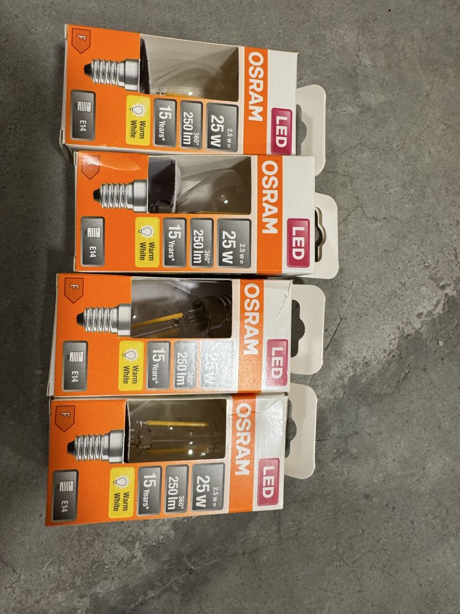 Osram Lampade: Glühbirne Ampoule – Nuovo e nell'imballaggio originale da Pully venduto da fre_56gk