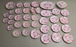 Speiseservice Meissen Reiche Indische Malerei Purpur 1.Wahl