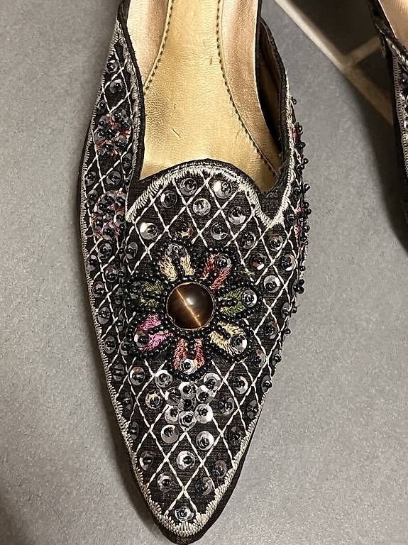 Scarpe da donna: Pantoletten mit Glitzersteine Gr. 37 – Usato da Niederwangen BE venduto da mcp_l62p 1
