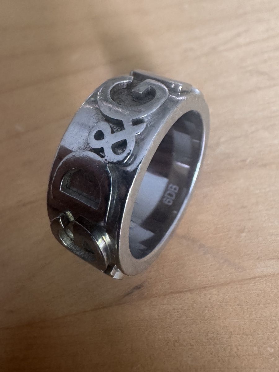 Dolce & Gabbana Anelli: Bague D&G authentique, design unique, taille 58 – Usato da Martigny venduto da Mrtygn1 3