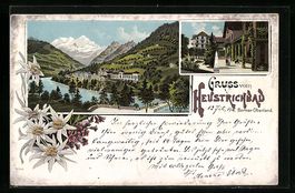 Litho Heustrichbad /Berner Oberland, Ort