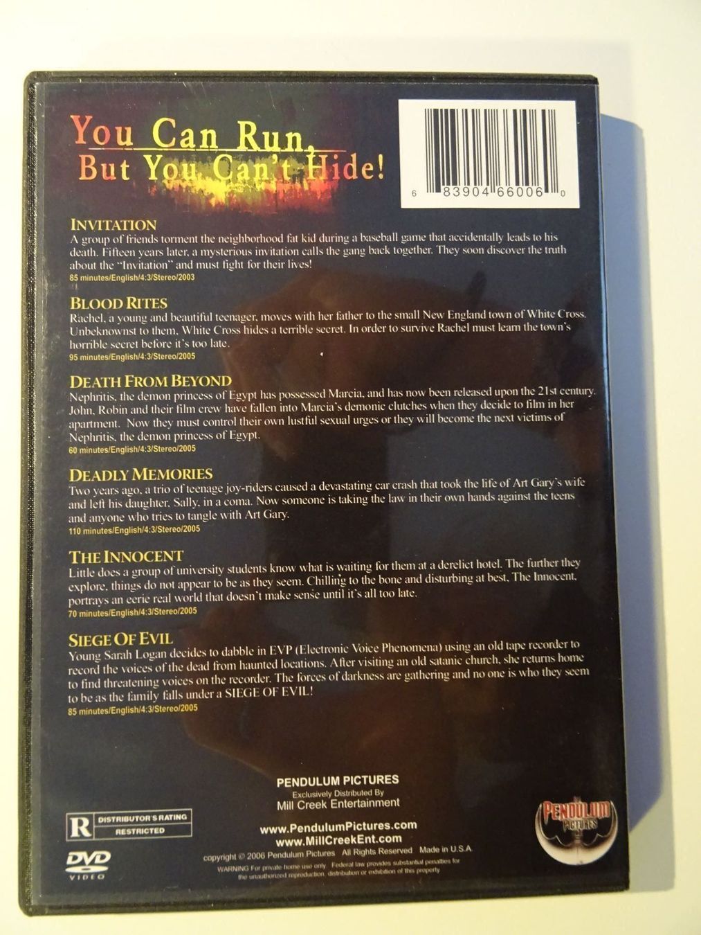 Alle DVDs: Everlasting Evils – Gebraucht aus Erstfeld von Mario_boe0 2