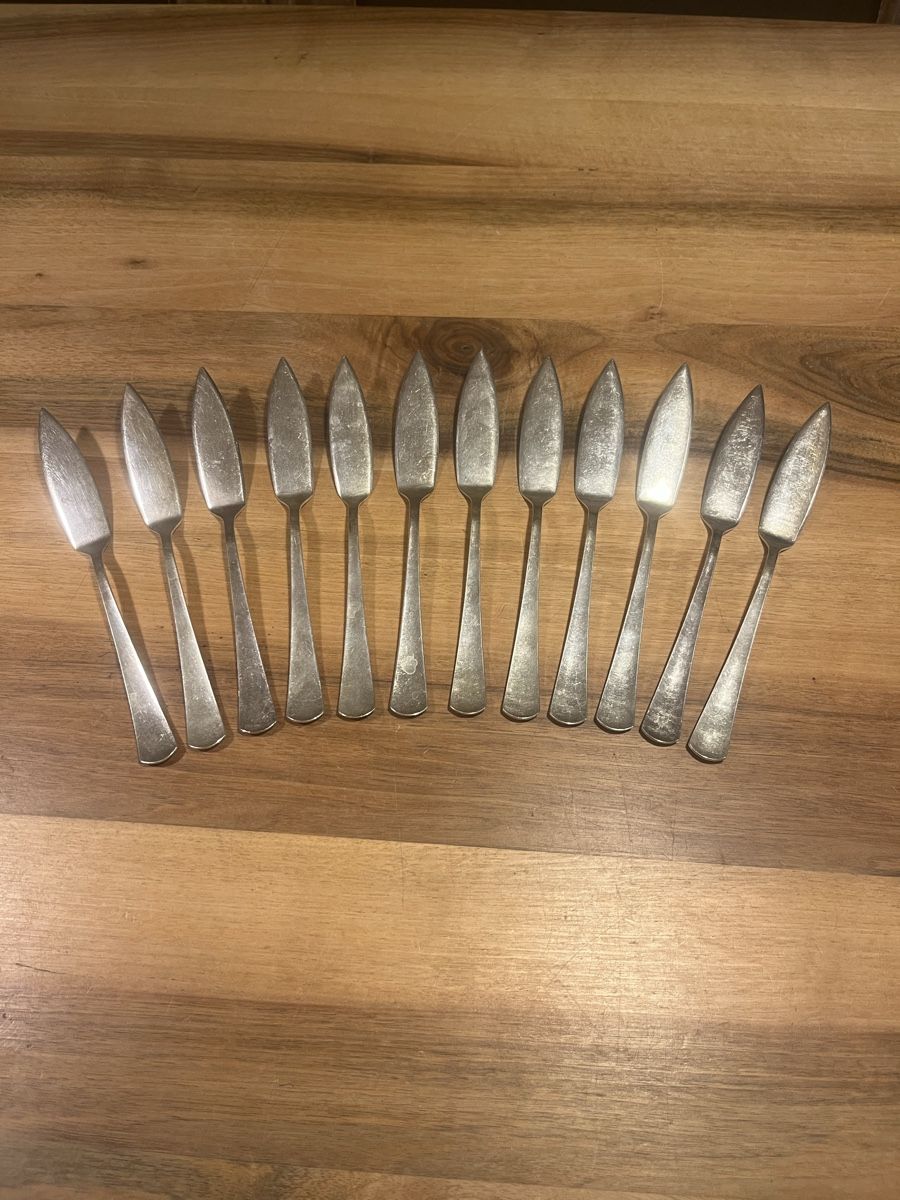 Pott Set di posate: Fischmesser 12er Set Pott Nr. 735-90-30 gebraucht – Usato da Würenlos venduto da KLG_3TBs
