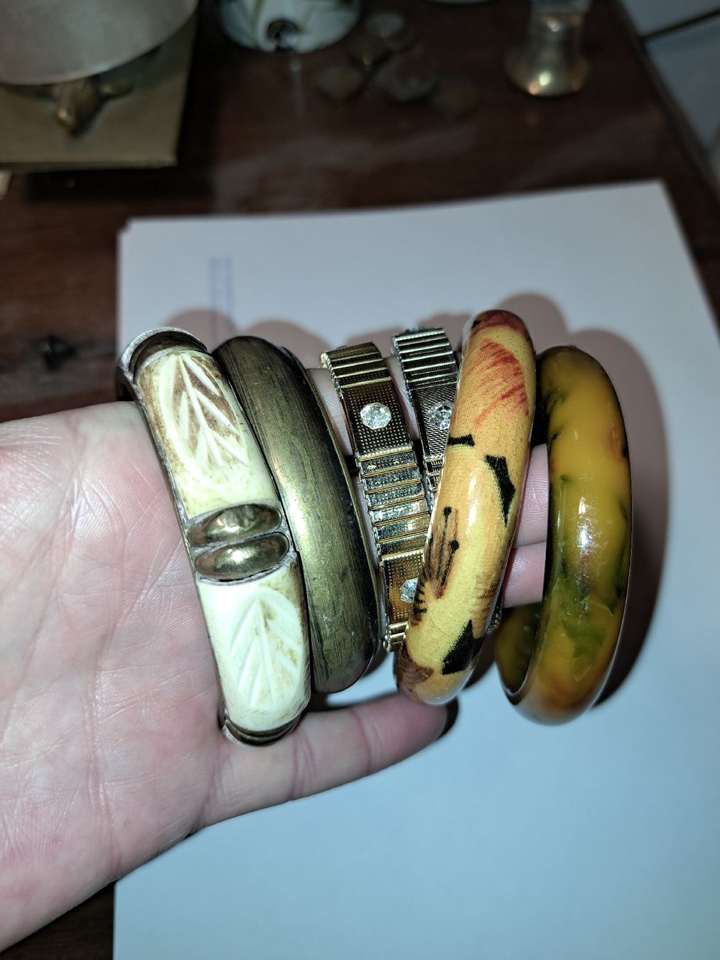 Armbänder & -reifen: Vintage Armreifen – Gebraucht aus Kölliken von Upcycling-by-Mc-TAM 1