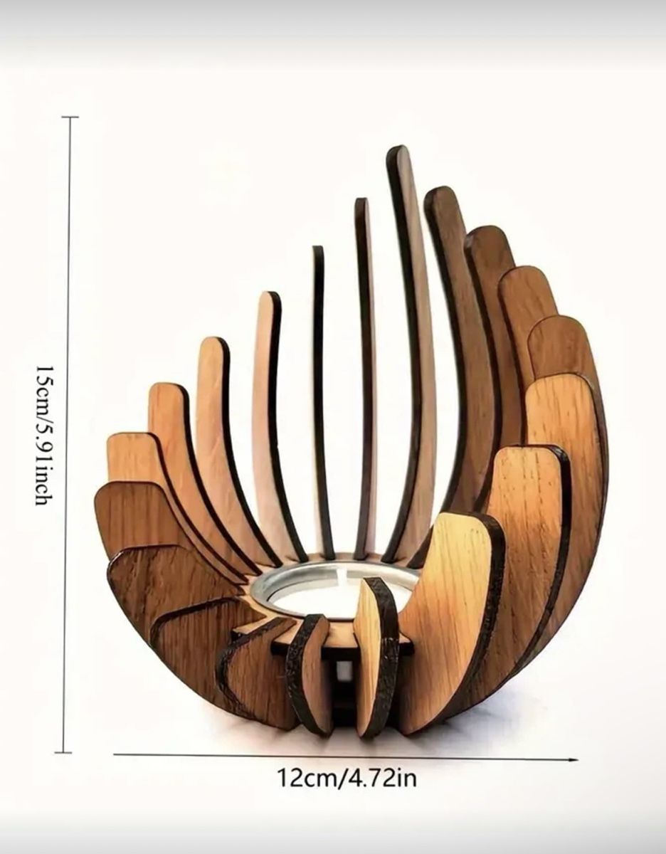 Bougeoirs: Einzigartiger Kerzenhalter aus Holz! – Neuf avec emballage d'origine à Emmenbrücke par ShopDirect 2
