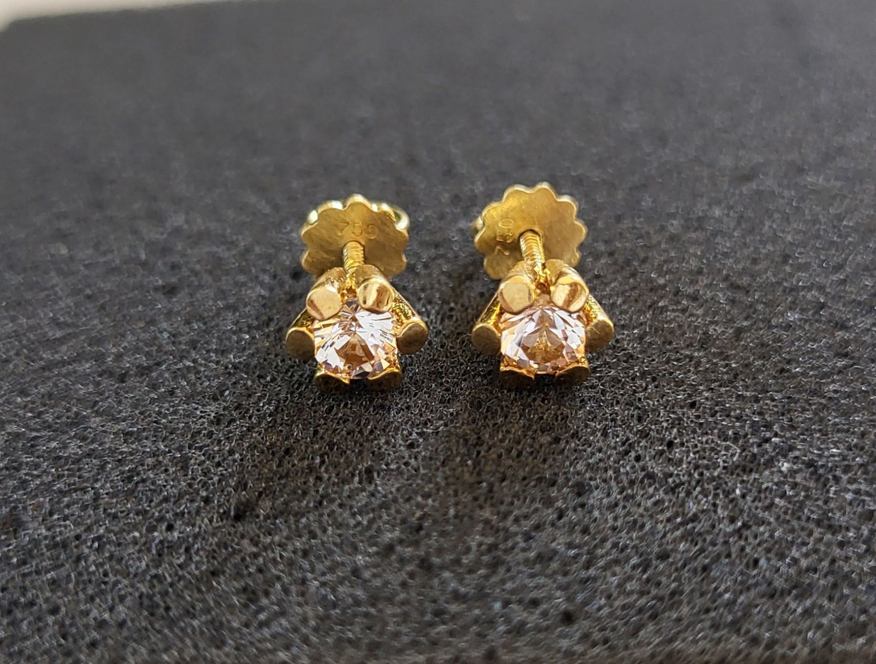 Orecchini pendenti & Orecchini a lobo: Gold 750 Ohrstecker Mit Steine – Usato da Wald ZH venduto da Dasilver 6