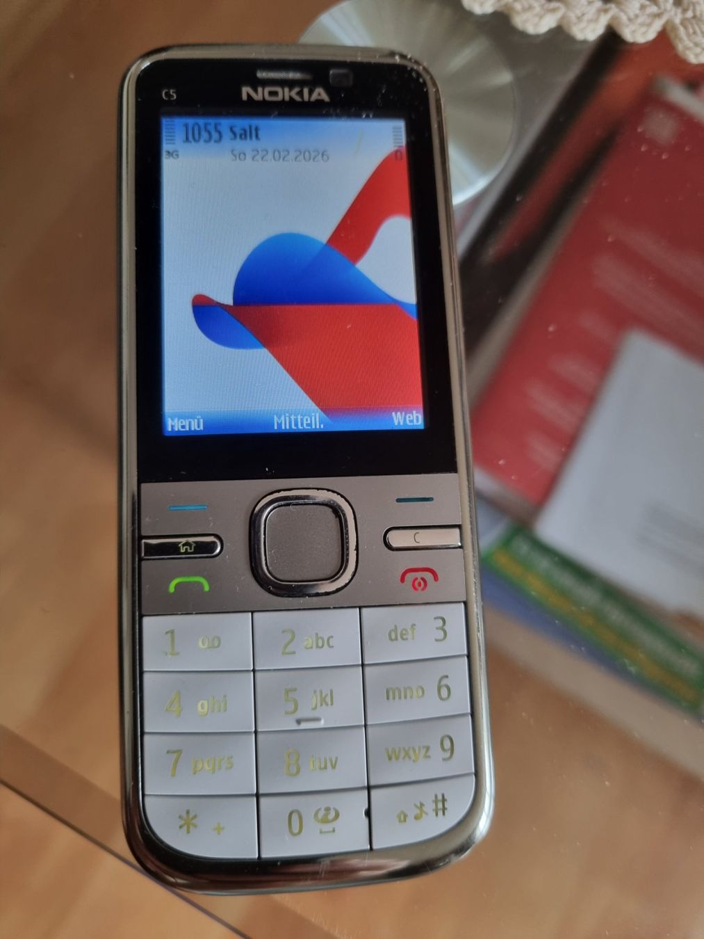 Nokia Telefoni cellulari / Smartphones: Nokia mit 3G - Modell c5 - 00 -Typ RM - 645 – Usato da Wädenswil venduto da Patriots 5