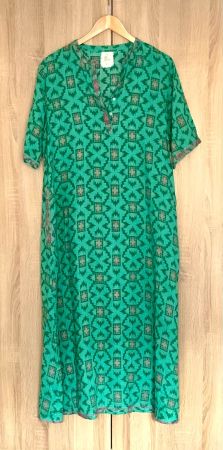 Nimo Kleid grün Baumwolle Bio Grösse L sehr wertig