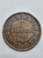 VATICAN / 5 BAIOCCHI / 1851