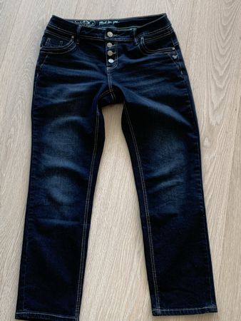 Multiblu Jeans, W 38, L 28, neuwertig, Knopfleiste, Slim Fit