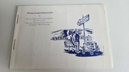1954 Gönnermitgliederausweise Pro Juventute Vignettenheft 