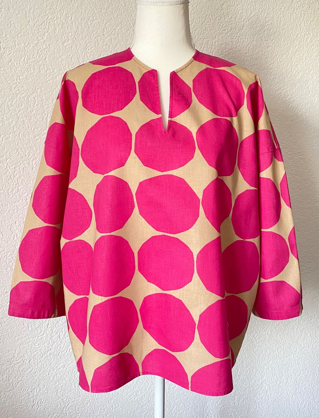 Marimekko Camicette: Marimekko Bluse aus Leinen/Baumwolle Grösse M – Usato da Oberwil BL venduto da Leni-Mischi