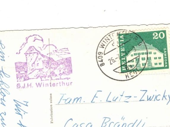 Ansichtskarten: Schloss Hegi Zürich Winterthur – Gebraucht aus Widnau von Seppl480 1
